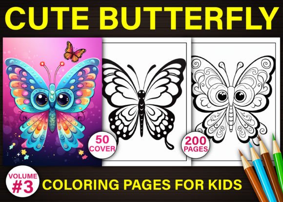 200 Cute Butterfly Coloring Pages: A Creative Resource for Learning and Play