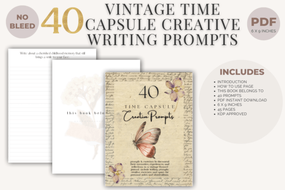 40 Vintage Time Capsule Creative Prompts: A Journey Through Memory and Imagination