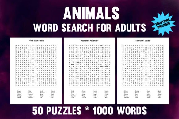 Animals Word Search: A Unique Blend of Fun and Learning
