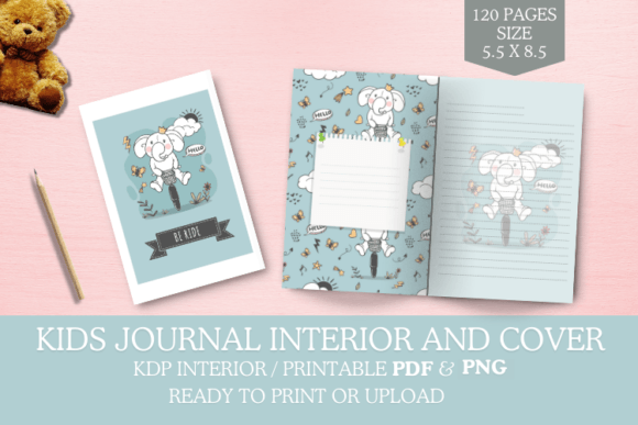 Cute Kids Daily Journal Notebook KDP: A Creative Tool for Young Writers