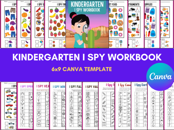 I Spy Activity Pages for Kids
