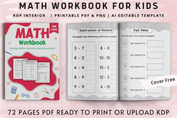 Math Activity Workbook for Kids