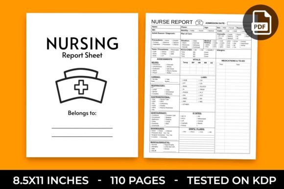 Nursing Report Sheet Notebook: A Practical Tool for Streamlining Your Amazon KDP Journey