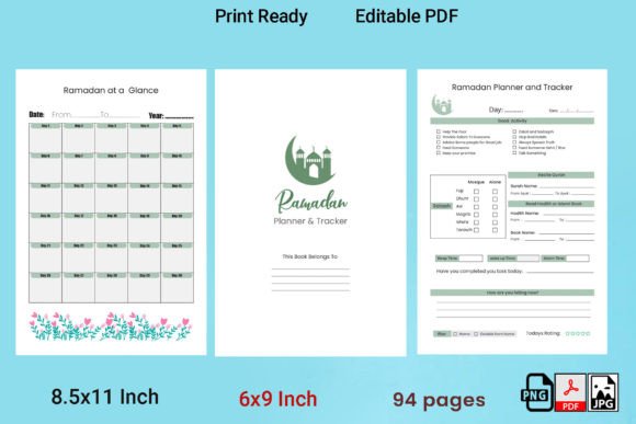 Ramadan to Do List Planner for 3 Years