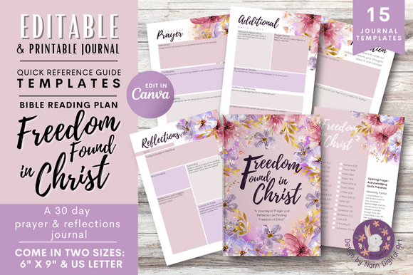Reflection Prayer Journal Editable 27: A Flexible Tool for Spiritual Growth