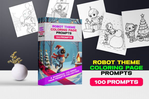 Robot-Themed Coloring Page Prompts: A Creative Journey for All Ages
