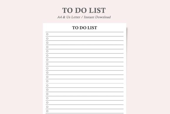 To Do List Template and Form: A Powerful Tool for Modern Productivity